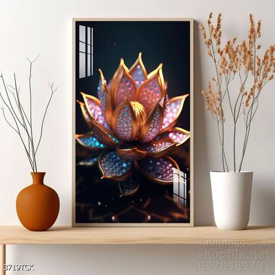 Tranh cá chép hoa sen cực đẹp