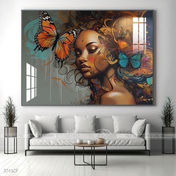 Tranh ly cafe trang trí quán coffee đẹp