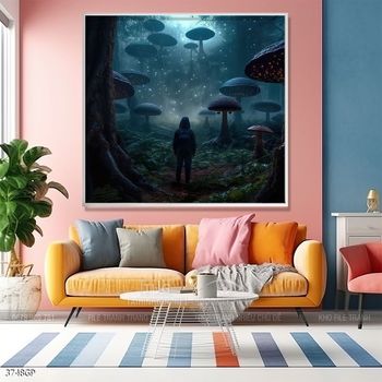 Tranh nghệ thuật phi hành gia treo tường