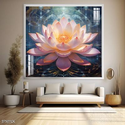 File tranh cá chép hoa sen mẫu mới nhất