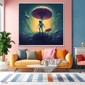 Tranh treo tường phi hành gia vũ trụ