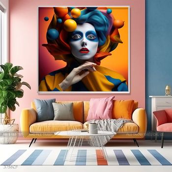 Tranh trang trí quán cafe, quán nước hiện đại