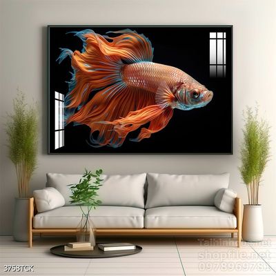 File tranh cá chép hoa sen mẫu mới nhất