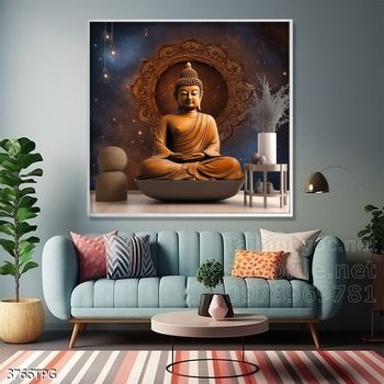 Tranh phật giáo decor trang trí tường phòng thờ