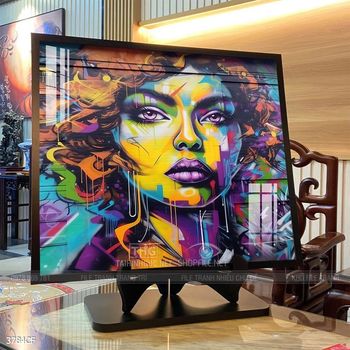 Tranh ly cafe trang trí quán coffee đẹp