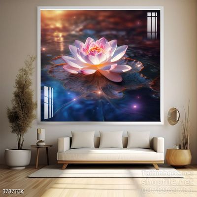 Tranh cá chép hoa sen