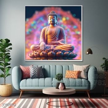 Tranh tranh trí tường phật giáo sang trọng