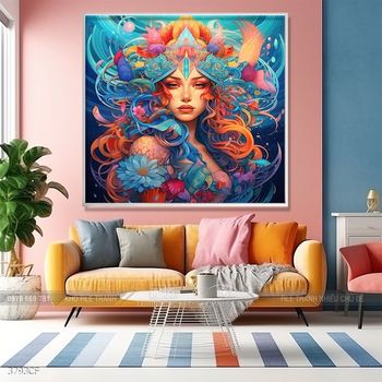 Tranh treo tường trang trí quán cà phê sang chảnh