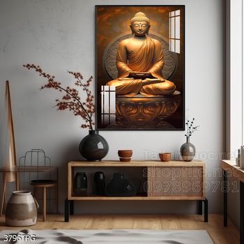 File tranh Phật giáo decor trang trí tường nhà phòng thờ