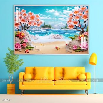 Tranh decor trang trí quán cafe nghệ thuật hiện đại