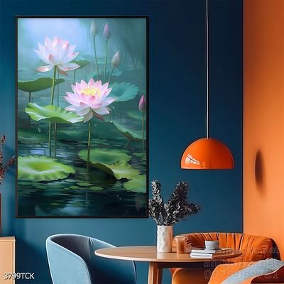 Tranh cá chép hoa sen cực đẹp