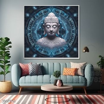 File tranh Phật giáo decor trang trí tường nhà phòng thờ