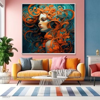 Tranh decor trang trí quán cà phê, trà sữa, trà chanh