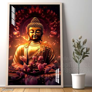 Tranh phật giáo decor trang trí tường phòng thờ