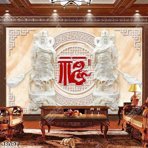 Tranh thờ tượng đá Quang Công nghệ thuật