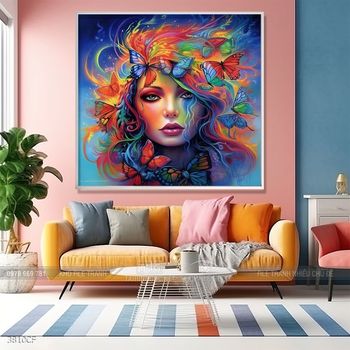 Tranh treo tường trang trí quán cà phê sang chảnh