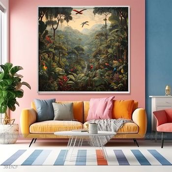 Tranh decor trang trí quán cafe nghệ thuật hiện đại