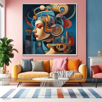 Tranh treo tường trang trí quán cà phê