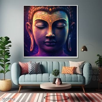 Tranh phật giáo decor trang trí tường phòng thờ