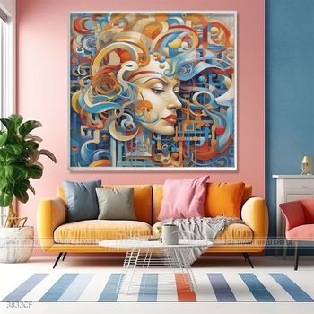 Tranh trang trí quán cà phê đẹp hiện đại