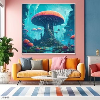 Tranh nghệ thuật phi hành gia treo tường