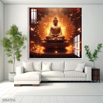 Tranh tranh trí tường phật giáo sang trọng Tranh tranh trí tường phật giáo sang trọng