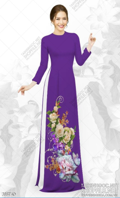 File tranh vải áo dài việt nam 385