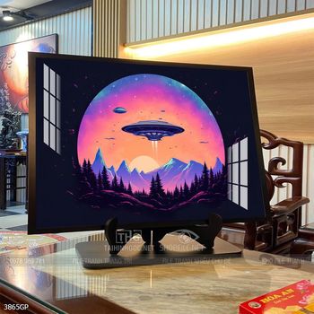 Tranh phi hành gia đẹp