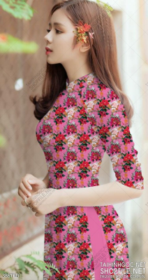 File tranh vải áo dài việt nam 386