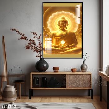 Tranh decor trang trí tường Phật giáo