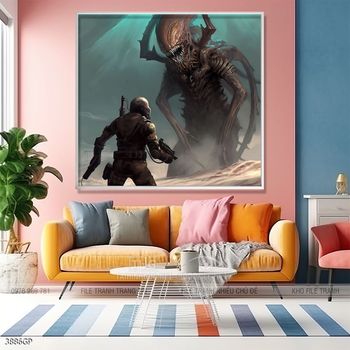 Tranh phi hành gia treo tường