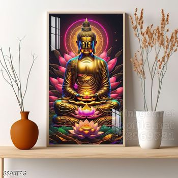 Tranh tranh trí tường phật giáo sang trọng Tranh tranh trí tường phật giáo sang trọng