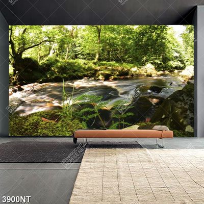 Tranh bờ suối trong rừng