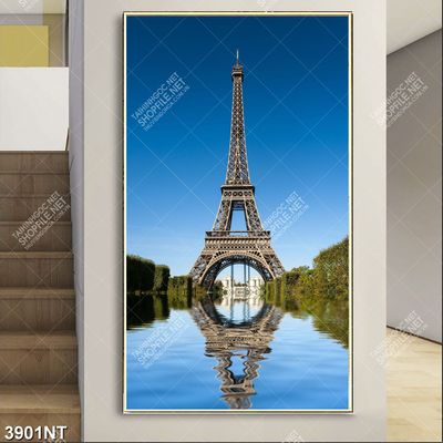 Tranh tháp eiffel