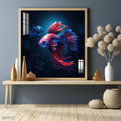 Tranh cá chép hoa sen