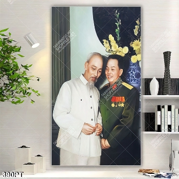 Tranh decor tường BÁC HỒ Tranh decor tường BÁC HỒ