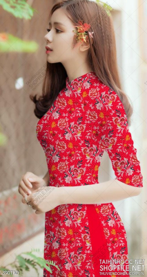File tranh vải áo dài việt nam 390