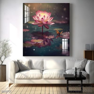 Tranh cá chép hoa sen đẹp mang nhiều ý nghĩa