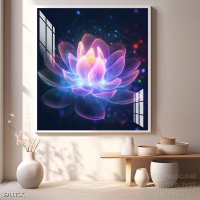 Tranh cá chép hoa sen