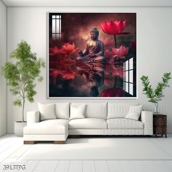 Tranh decor trang trí tường Phật giáo
