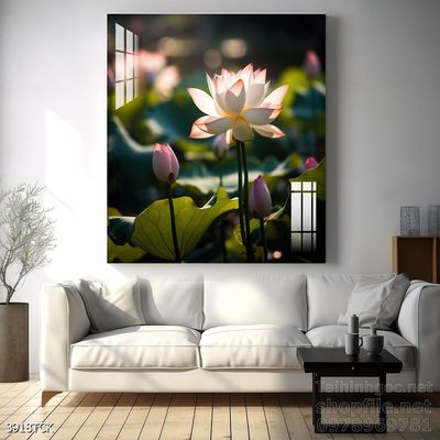 Tranh cá chép hoa sen đẹp mang nhiều ý nghĩa