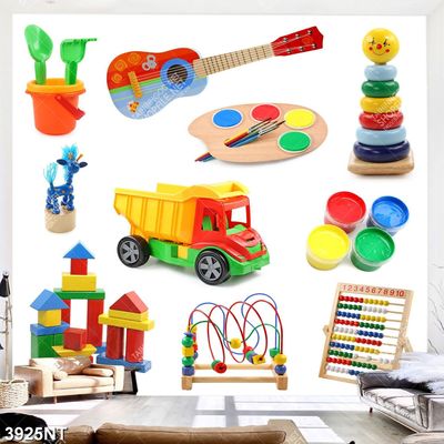 Tranh bộ đồ chơi trẻ em