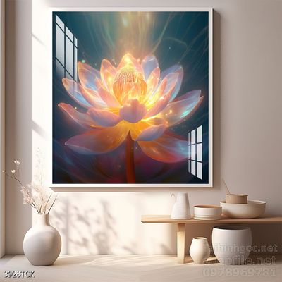 Tranh cá chép hoa sen