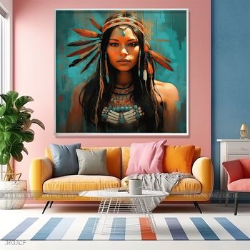 Tranh ly Cà Phê và hạt Cà Phê đẹp