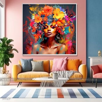 Tranh trang trí quán cafe, quán nước hiện đại