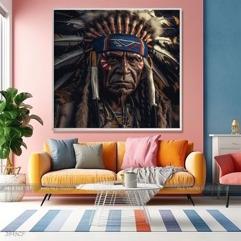 Tranh decor trang trí quán cafe nghệ thuật hiện đại