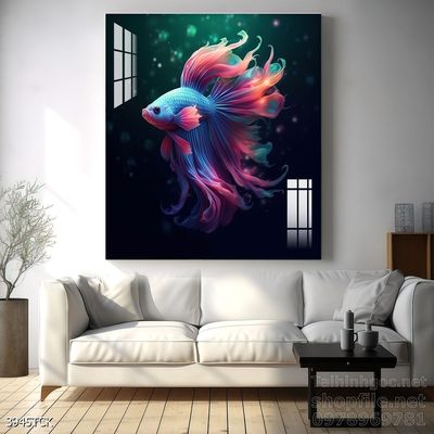 Tranh cá chép hoa sen đẹp mang nhiều ý nghĩa