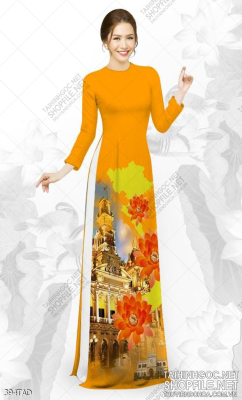 File tranh vải áo dài việt nam 394