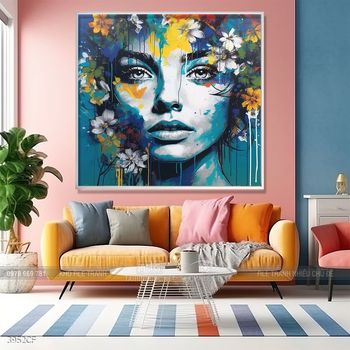 Tranh treo tường trang trí quán cà phê sang chảnh