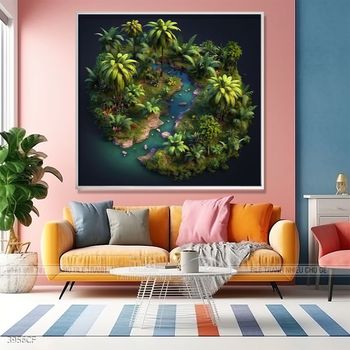 Tranh ly cafe trang trí quán coffee đẹp